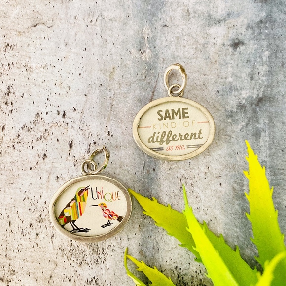 Unique Pick Up Sticks Reversible Charm - Picture 1 of 2